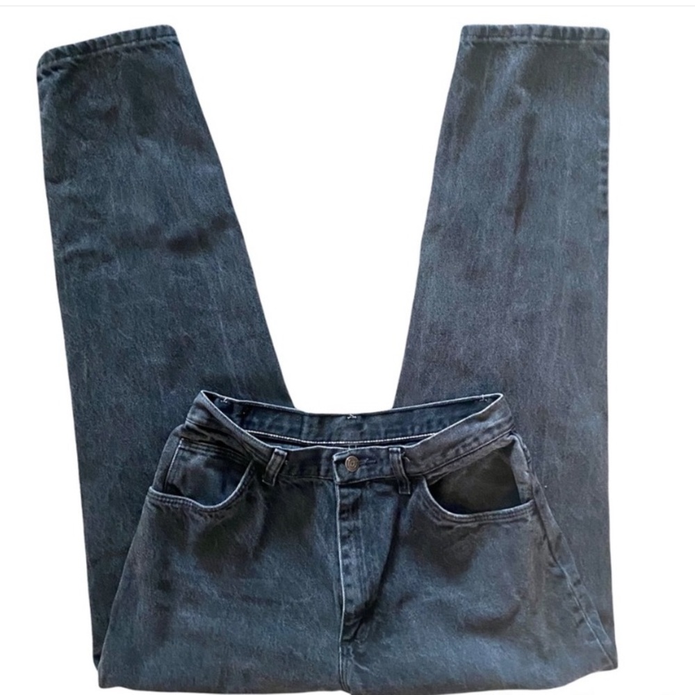 Gitano Washed Black High Waisted Jeans